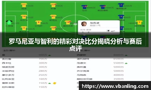 罗马尼亚与智利的精彩对决比分揭晓分析与赛后点评